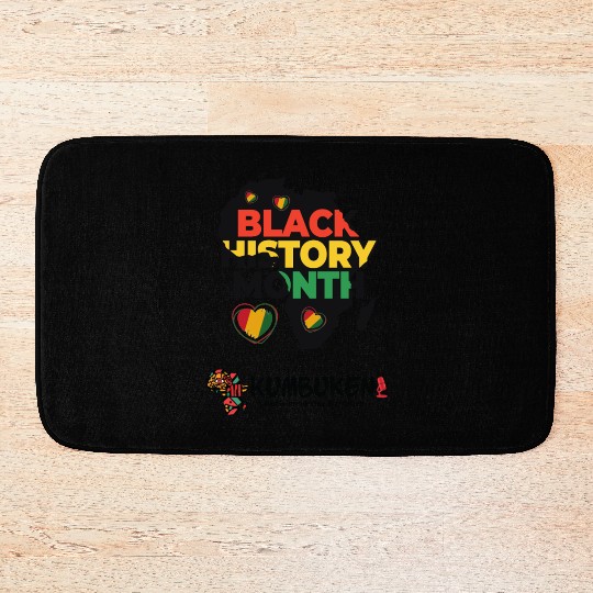 KUMBUKENI BLACK HISTORY MERCH Bath Mats