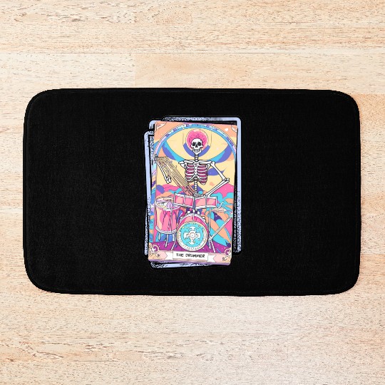 Tarot Card Collection - The Drummer Bath Mats