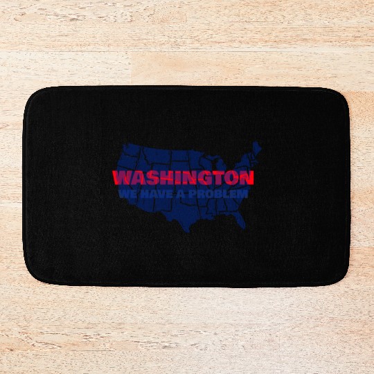 Washington We Have A Problem Bath Mats