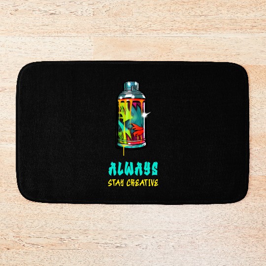 Stay Creative Street Style Bath Mats