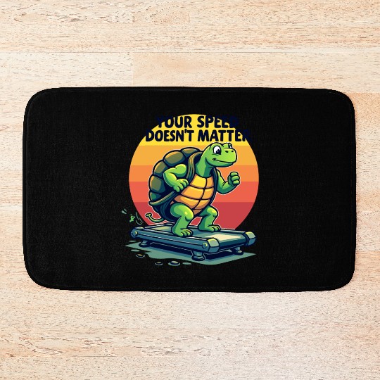 Slow and Steady Wins the Race Bath Mats