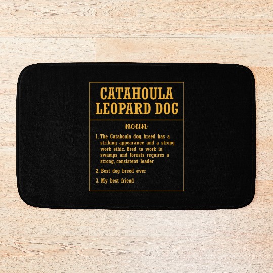 Dog Definition Dog Breed Catahoula Leopard Dog Bath Mats