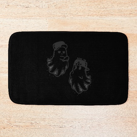 Ghostly friends, spooky and goofy Bath Mats