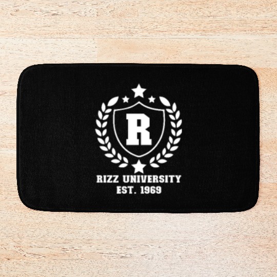 Rizz University Est. 1969 Rizz Academy Rizzlerrizz Bath Mats