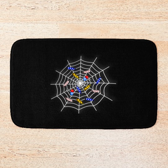 Colorful Candy and Lollipop Pattern Bath Mats