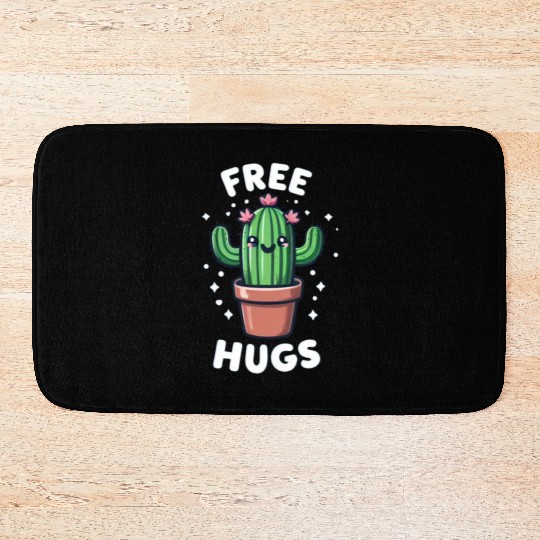 Free Hugs Bath Mats
