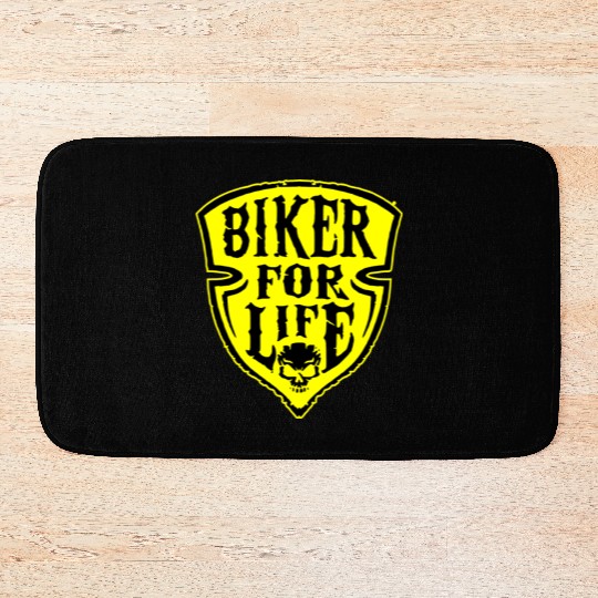 Biker For Life Shield LIKE US ON FACEBOOK # Bath Mats