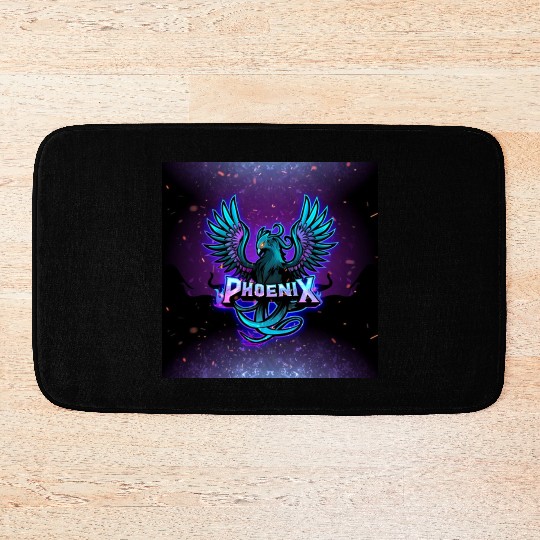 Phoenix Blue 1 Bath Mats