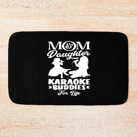 Mom And Daughter Karaoke Friends Forever Bath Mats