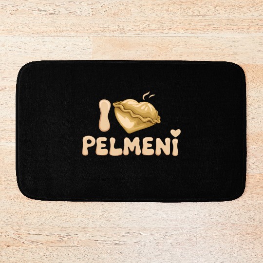 Pelmeni Dumpling Russian Comfort Food Bath Mats