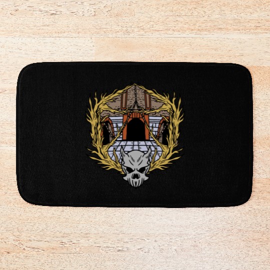 Dungeons Skeleton Magic Dungeon Bath Mats