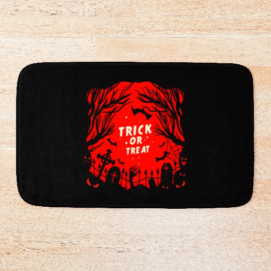 Trick or Treat Graveyard Bath Mats