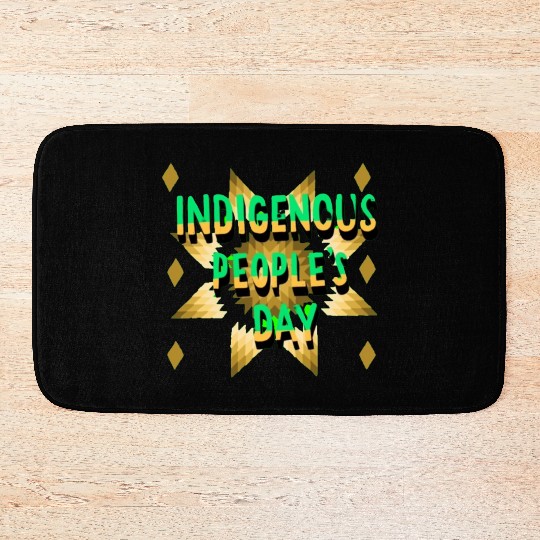 Indigenous People Logos Bath Mats