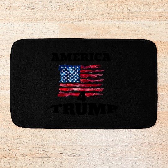 America 4 trump Bath Mats