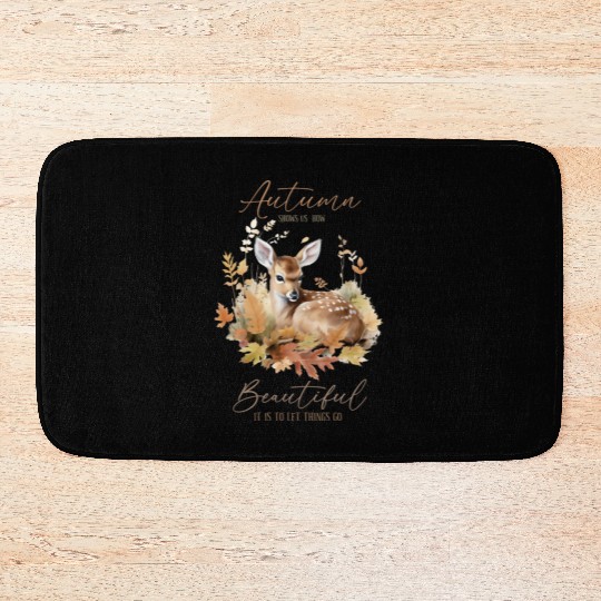 Autumn Grace - Letting Go with the Seasons Bath Mats