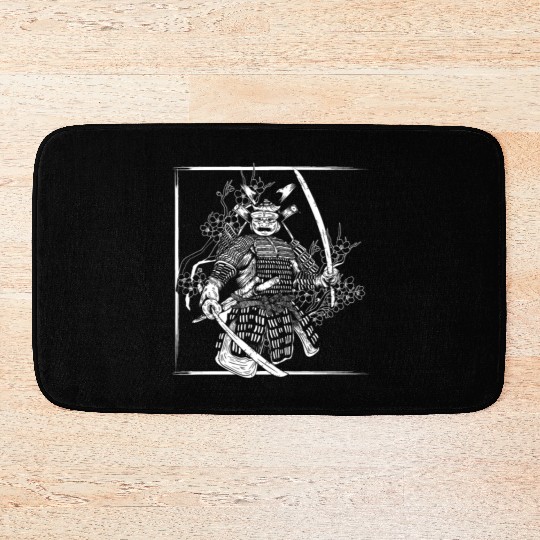 Kanji Japan Katana Sword Ninja Samurai Bath Mats