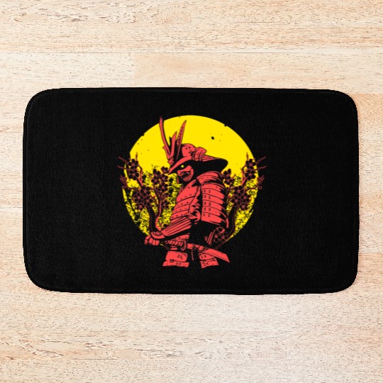 Kanji Japan Katana Sword Ninja Samurai Bath Mats