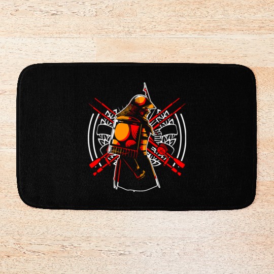 Kanji Japan Katana Sword Ninja Samurai Bath Mats