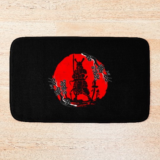 Kanji Japan Katana Sword Ninja Samurai Bath Mats