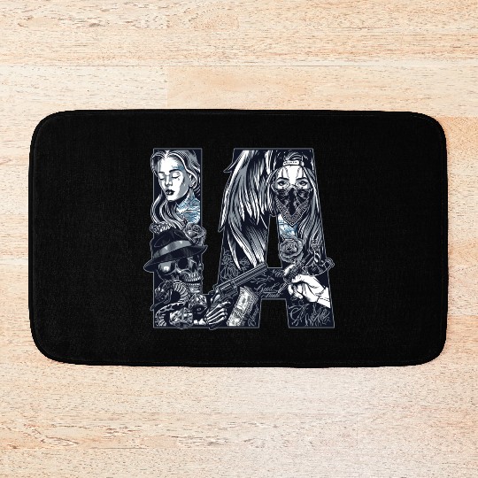 LA Chicano Cholo Los Angeles Bath Mats