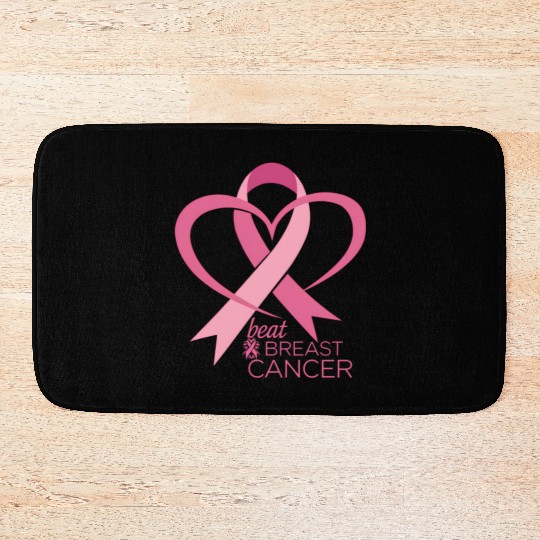 Beat Breast Cancer, Together We Fight Breast Cance Bath Mats
