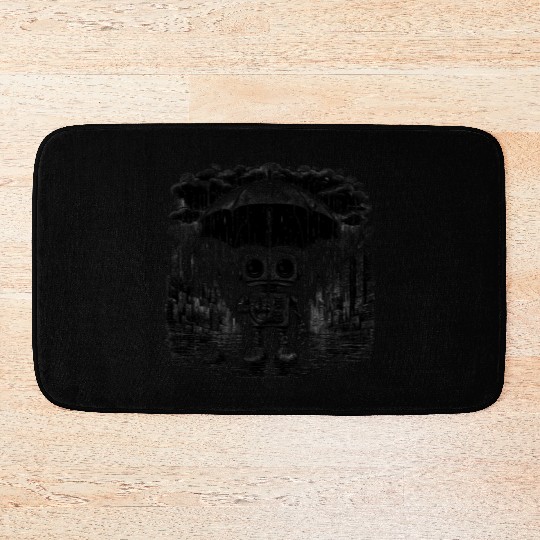 Lonely robot Bath Mats