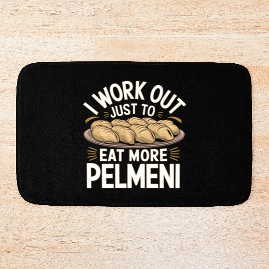 Pelmeni Dumpling Traditional Russian Bath Mats