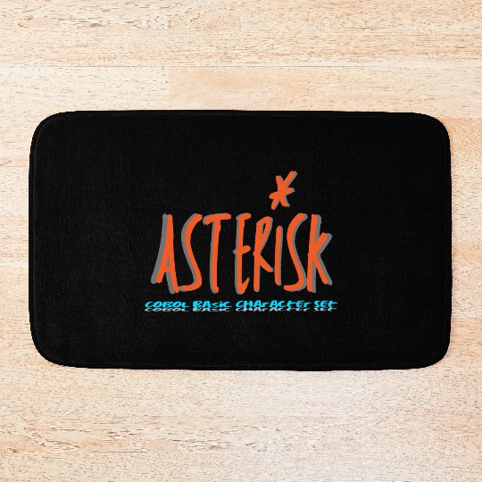 Cobol Language Basic Character Bath Mats