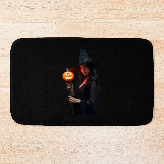 Pumpkin Spell Lantern Bath Mats