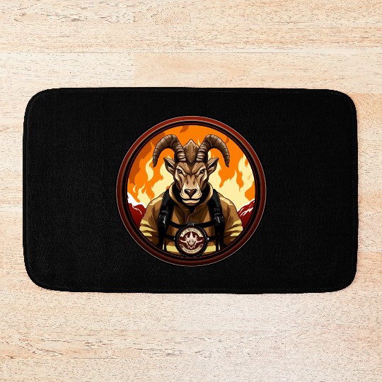 Capricorn Firefighter Bath Mats