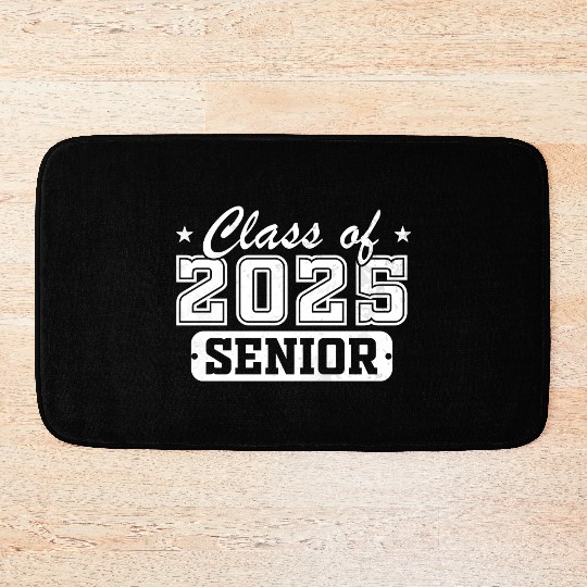 Class of 2025 Senior Graduation Back To School Bath Mats