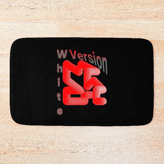 Combination Formula White Version Bath Mats