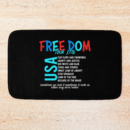 USA Free Dom tour 1776 Bath Mats
