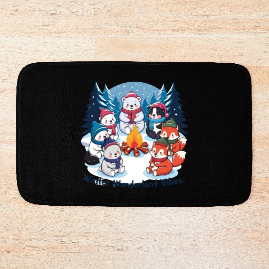 Winter wonderland vibes Bath Mats