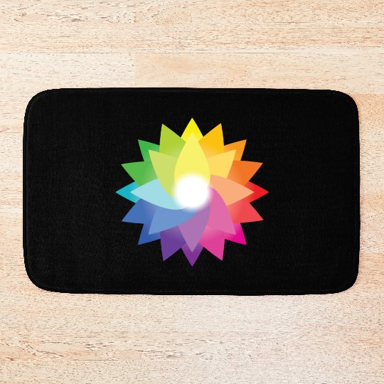 Colors Art Color Wheel Artist Creative Bath Mats