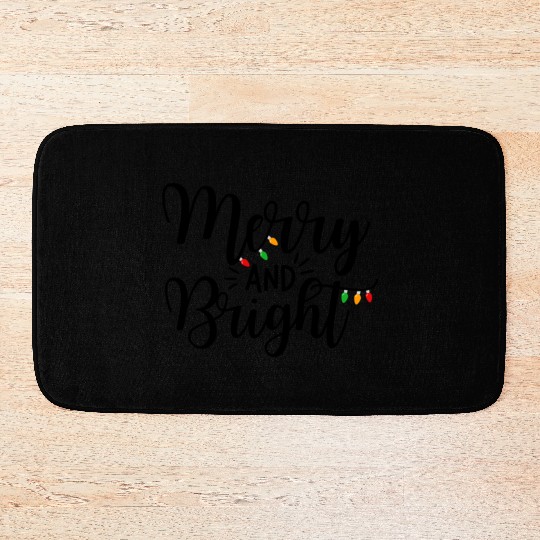 Merry And Bright Bath Mats
