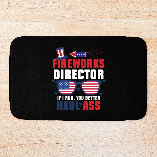 Fireworks Director 8 Bath Mats