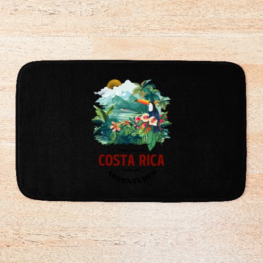 Costa Rica Nature & Macaw Adventure Bath Mats