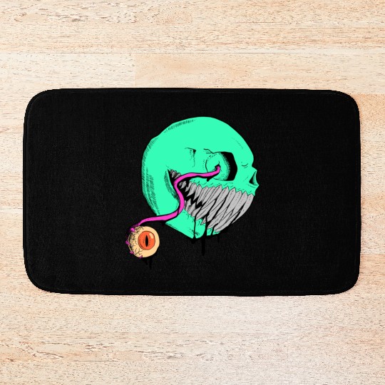 Cringe Zombie Pac Man Bath Mats