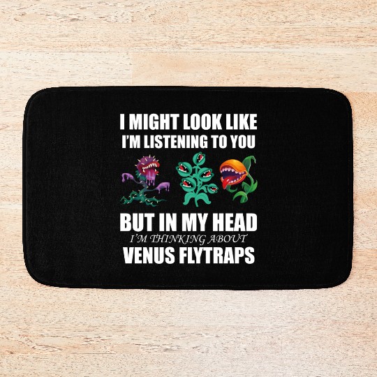 Venus flytrap lover's life! Bath Mats