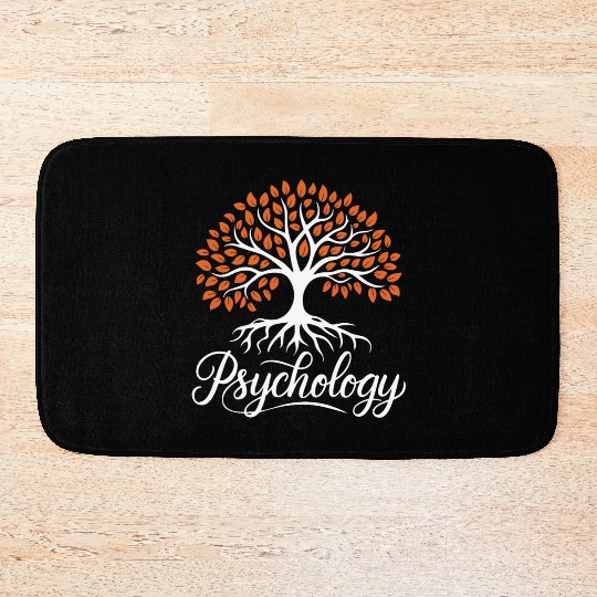 Tree of Life Mental Health Art | Psychology Symbol Bath Mats