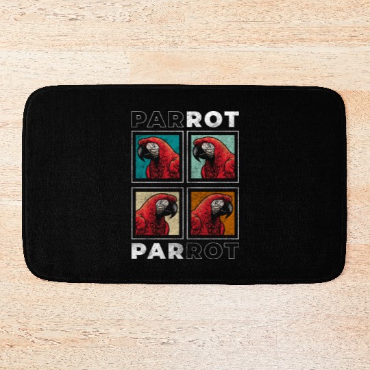 Macaw Tropics Nature Bath Mats