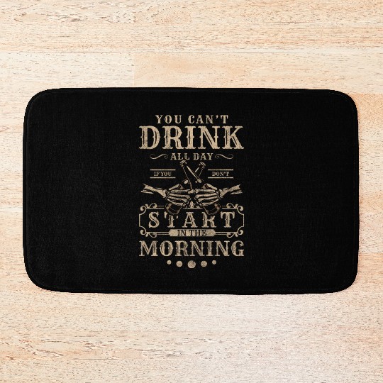 Partying Getting Drunk Schnapps Drunk Bath Mats