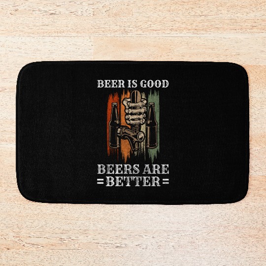 Bar Hopping Getting Drunk Funny Partying Bath Mats