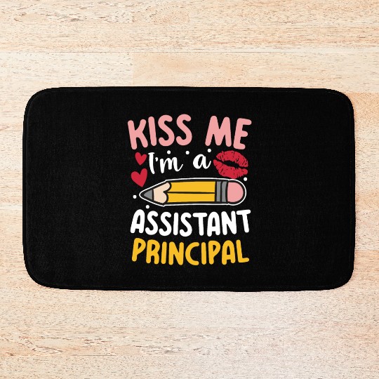 I'm An Assistant Principal for a School Counselor Bath Mats