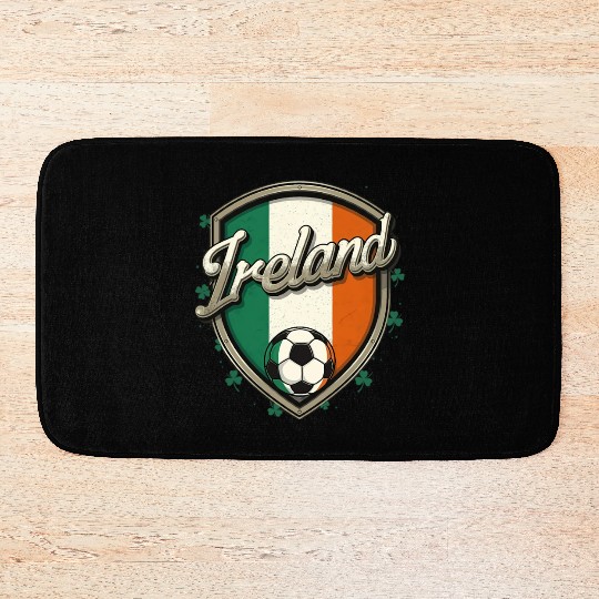 Ireland Flag Irish Football Bath Mats