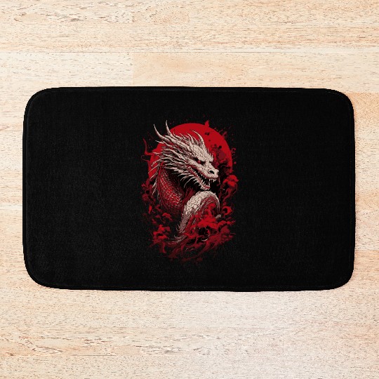 Japanese Dragon, Ghostly Bath Mats