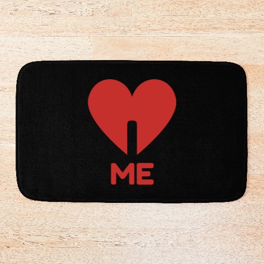 I LOVE ME Bath Mats