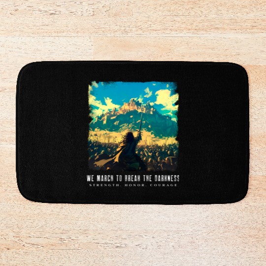 Fantasy Warrior Bath Mats