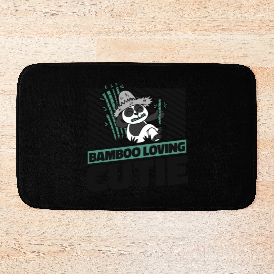 Bamboo Loving Cutie Panda Bear Friend Giant Panda Bath Mats